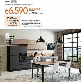 Eggo Deze keuken elektro en sanitair inbegrepen aanbieding