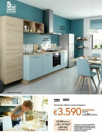 Eggo Deze keuken elektro en sanitair inbegrepen aanbieding
