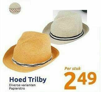 Action Hoed trilby aanbieding