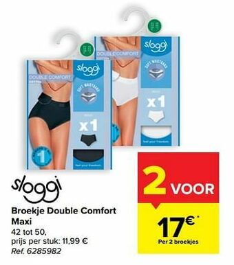 Carrefour Broekje double comfort maxi aanbieding