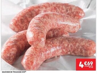 Saucisse De Toulouse X10