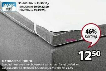 Jysk Matrasbeschermer aanbieding