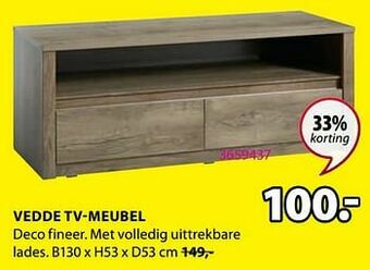 Jysk Vedde tv-meubel aanbieding