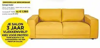Molecule Canapé leder aanbieding