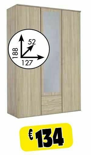 Budget Meubelen Kleerkast aanbieding