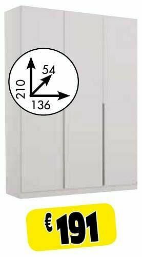 Budget Meubelen Kleerkast aanbieding