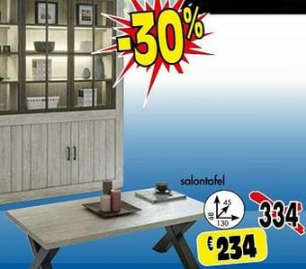 Budget Meubelen Salontafel aanbieding