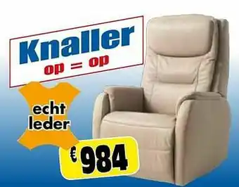 Relax echt leder
