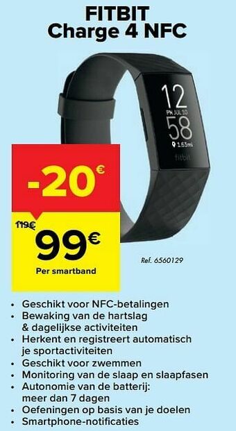 Fitbit charge 4 nfc