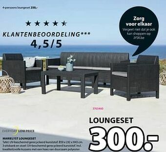 Jysk Marielyst loungeset aanbieding