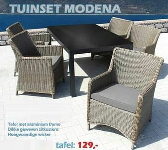 iTEK Tafel aanbieding