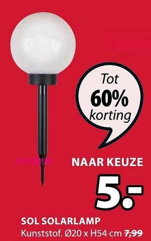 Sol solarlamp