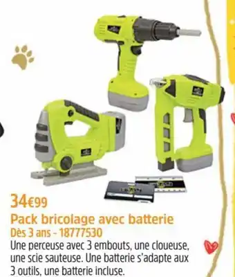 Maxi Toys Pack bricolage avec batterie 18777530 aanbieding