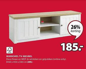Jysk Markskel tv-meubel aanbieding
