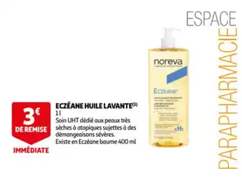 Auchan Eczeane huile lavante 1l aanbieding