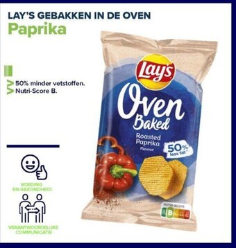 Carrefour Lay's gebakken in de oven paprika aanbieding
