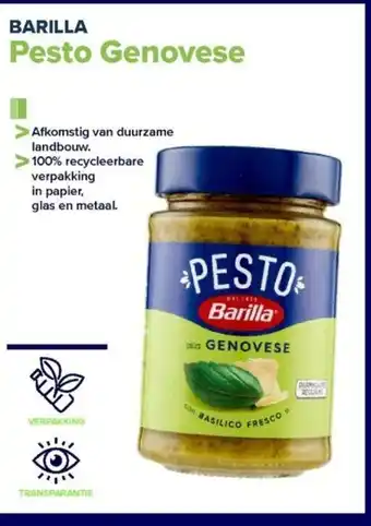 Carrefour Barilla pesto genovese aanbieding