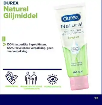 Carrefour Durex natural glijmiddel aanbieding