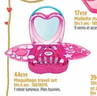 Maxi Toys Maquillage travel set Des 6 ans - 18818976 aanbieding