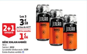 Auchan Biere Jenlain Ambree aanbieding
