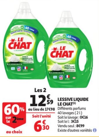 Auchan Lessive Liquide Le Chat aanbieding