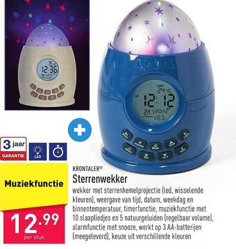 ALDI Krontaler sterrenwekker aanbieding