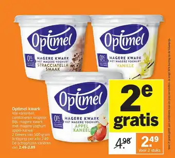Albert Heijn Optimel kwark aanbieding