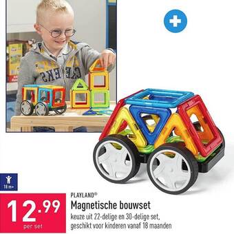 ALDI Playland magnetische bouwset aanbieding