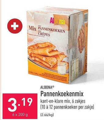 ALDI Albona pannenkoekenmix aanbieding