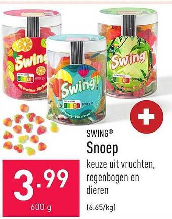 ALDI Swing snoep aanbieding