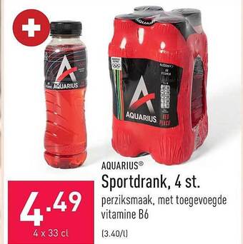 Aquarius sportdrank 4 st