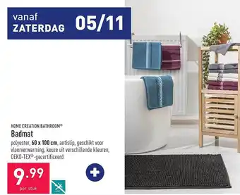 ALDI Home creation bathroom badmat aanbieding