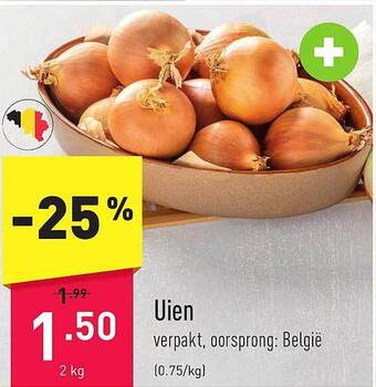 ALDI Uien aanbieding