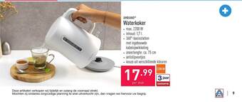 ALDI Ambiano waterkoker aanbieding