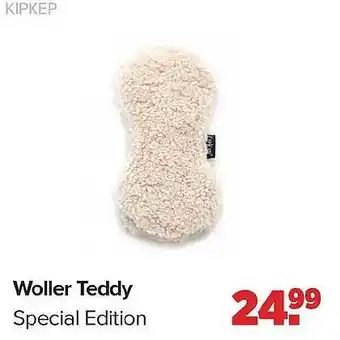 Baby-Dump Woller teddy special edition kipkep aanbieding