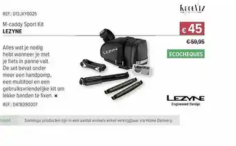 M-caddy sport kit lezyne