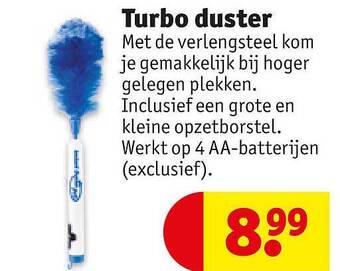 Turbo duster