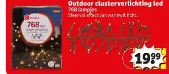 Kruidvat Outdoor clusterverlichting led aanbieding