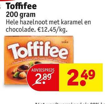 Kruidvat Toffifee 200 gram aanbieding
