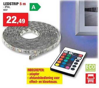Hubo Ledstrip 5 m aanbieding