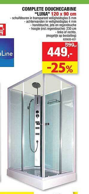 Hubo Complete douchecabine aanbieding