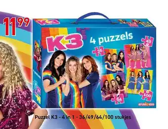 Puzzel k3 4 in 1