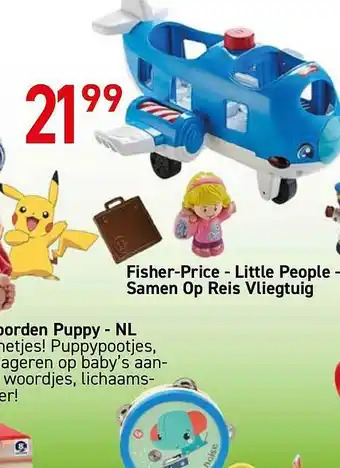 Fisher-price little people samen op reis vliegtuig