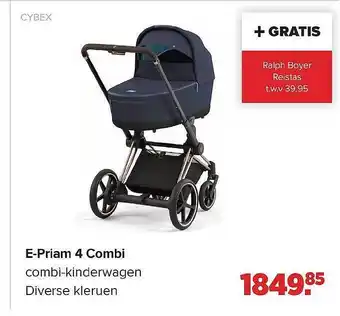 Baby-Dump E-priam 4 combi combi-kinderwagen cybex aanbieding