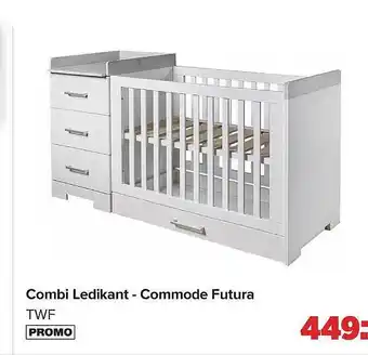 Baby-Dump Combi ledikant - commode futura aanbieding
