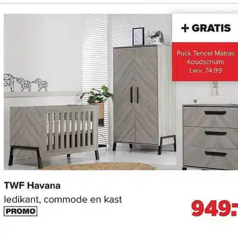 Baby-Dump Twf havana aanbieding