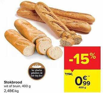 Carrefour Stokbrood aanbieding