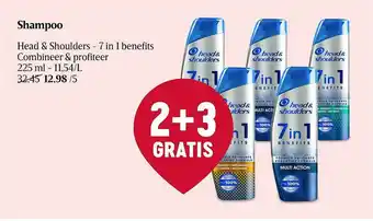 Delhaize Shampoo head & shoulder 2+3 gratis aanbieding