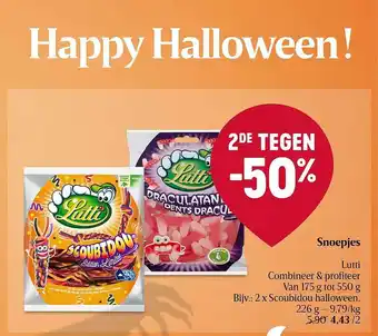 Snoepjes lutti 2de tegen -50%