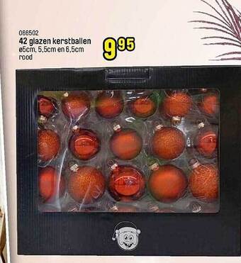 Happyland 42 glazen kerstballen aanbieding